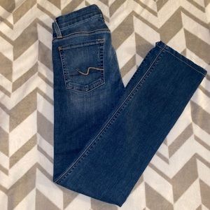 7 for All Man Kind Straight Leg Jeans